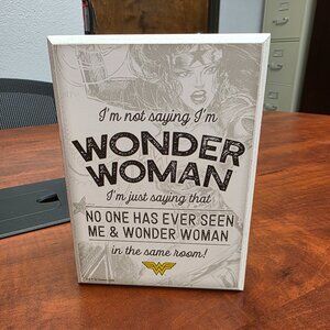 Wonder Woman Wooden Accent Sign